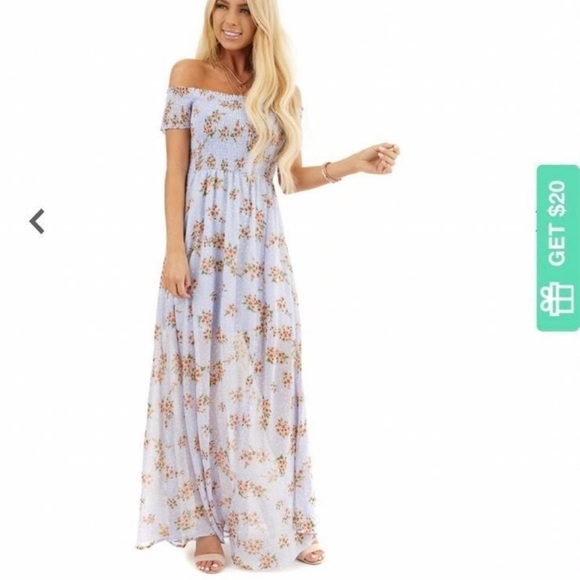 Limelush Dresses & Skirts - Lavender flower dress